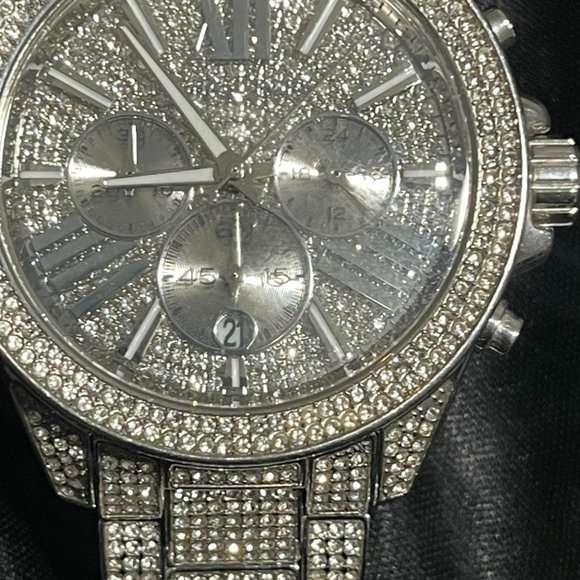 Michael Kors Wren Chronograph Stainless Steel Watch - Picture 5 of 7